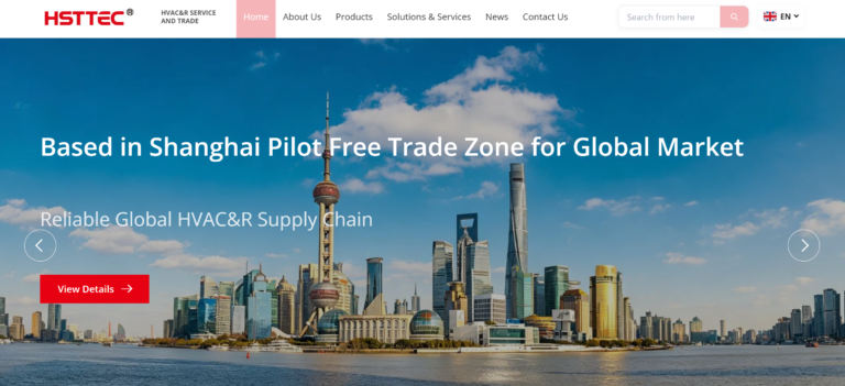 New HSTTEC Official Website Goes Online — Better Service for Global HVAC&R Clients